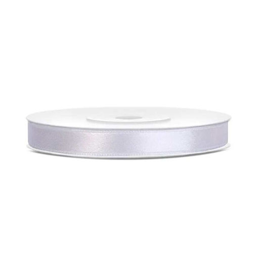 Picture of SATIN RIBBON WHITE 6MM PER METRE